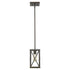 Bronze Metal Geometric Mini Pendant Hanging Light